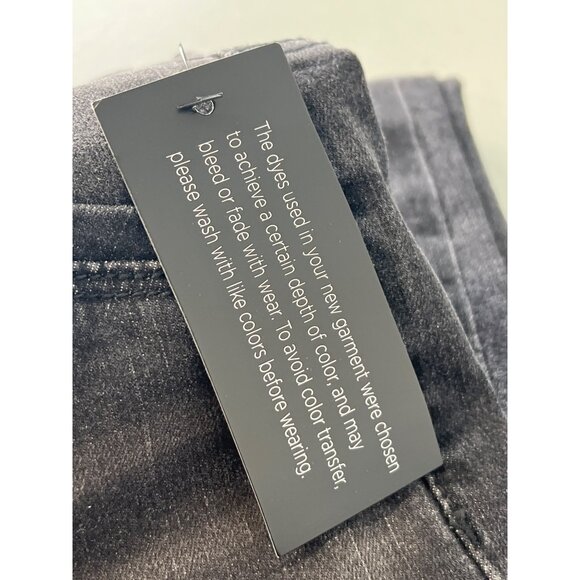 Wynne Denim Performance Stretch Seamed Soft Flare Leg Jeans Size 16 Black NEW - Picture 6 of 7